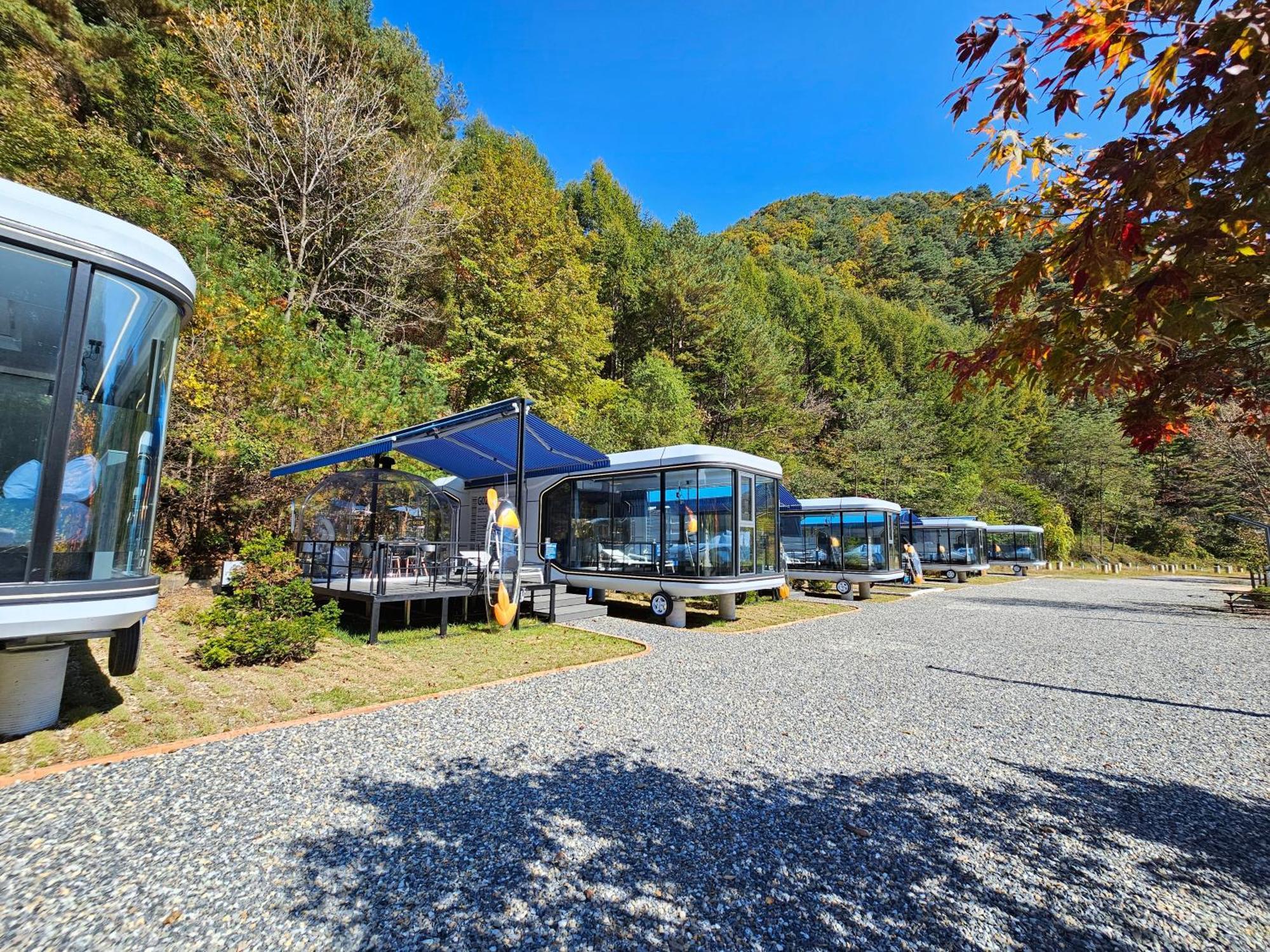 Galaxy X Hotel Type Caravan Glamping & Pension Pyeongchang Buitenkant foto